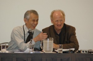 John Ralston Saul with Hori Takeaki        